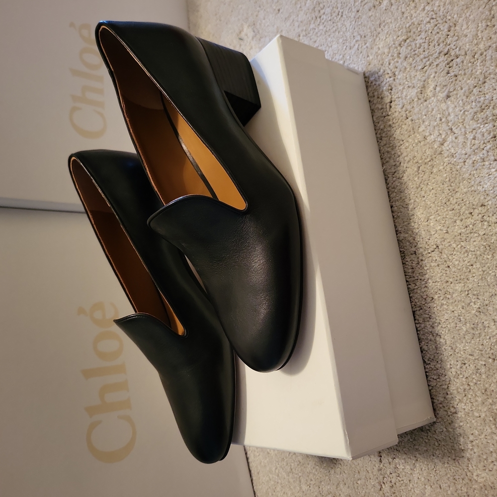 Chloé black loafers